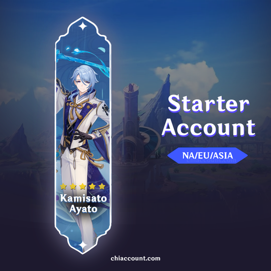 Kamisato Ayato - AR10 Starter Genshin Impact Account